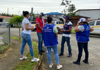Regional de Colón realiza barrido en Buena Vista