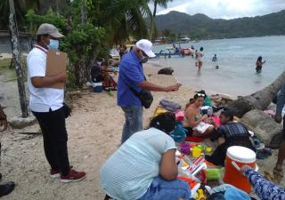 Realizan decomiso en playas de Colón