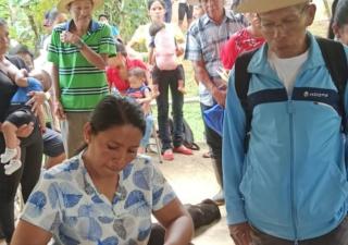 Salud en Colón se interna en las montañas de Donoso para realizar acciones