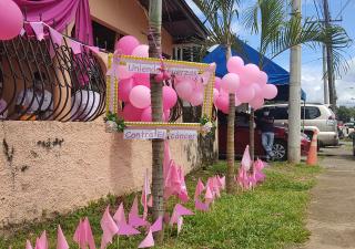 Se realiza siembra de banderas rosadas en Comarca Ngäbe