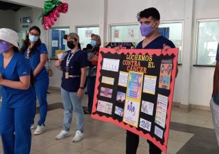  Equipo de Promoción de la Salud conmemoración al día mundial contra el cáncer