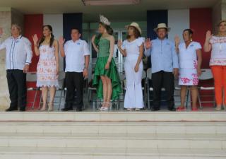 Con  acto cívico inician conmemoraciones de fiestas patrias en el distrito de La Chorrera