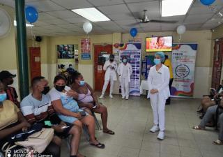 En los centros de salud las acciones son internas y externas para beneficio de la población