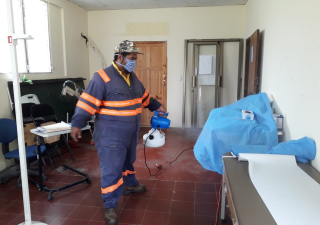 Higienización a Centros de Salud y Minsa-Capsi de Panamá Oeste.