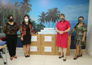 Minsa recibió 462 mil 500 mascarillas quirúrgicas por parte de la Embajada de Alemania en Panamá 