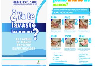 ¡Ya te lavaste las manos?  El lavado de manos previene enfermedades