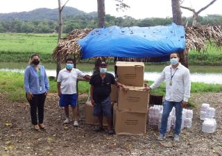 DASI entrega insumos para frenar contagios de COVID-19  en  Panamá Norte 