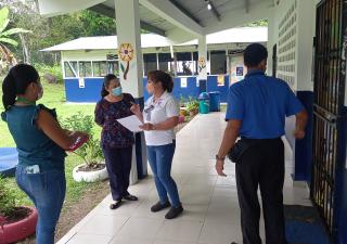 Bioseguridad en centros educativos de Bocas del Toro