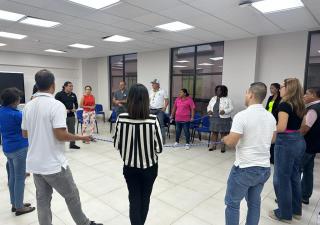 Taller sobre la importancia de los planes de emergencias en las instalaciones de Salud. 