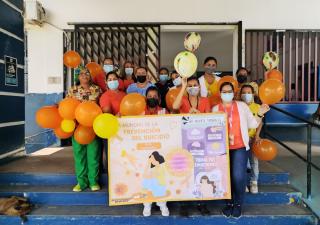 Panamá Oeste realizan actividades referentes a la prevención del suicidio.