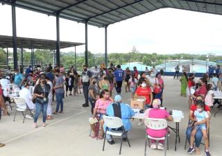 Feria de Salud en la comunidad de Cabuya 