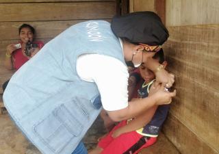 300 habitantes se beneficiaron en gira médica en la comunidad de Rio Hondo