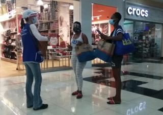 Promueven medidas de bioseguridad en comercios de Herrera 
