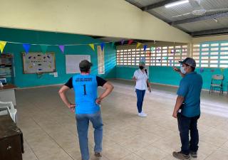 Verifican planteles educativos en Herrera previo a Fase 2 de vacunación 