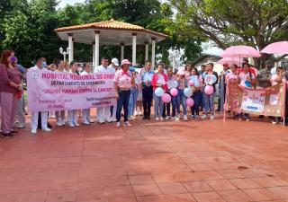 Región de Salud de Panamá Este participa en caminata de sensibilización en prevención del cáncer   