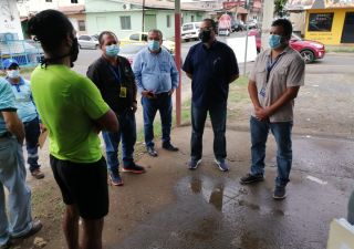 En Herrera, verifican cumplimiento de medidas en establecimientos comerciales