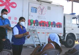 Culmina gira “Salud sobre ruedas” en Herrera
