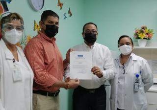 Minsa certifica lactario del Hospital Gustavo Nelson Collado