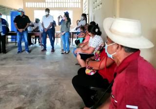 Salud visita a líderes comunitarios en Cerro Largo de Ocú