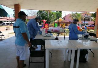 Realizan hisopados exprés en el distrito de Ocú 