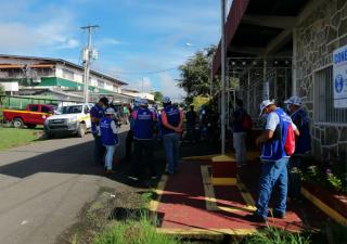 Regional de Herrera realizó barrido y trazado en Ocú