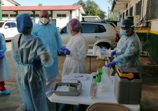 ERR en Herrera realizan pruebas a funcionarios de Salud