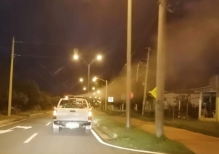 Se nebulizan varias zonas en Herrera