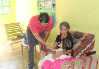 MINSA evalúa en su hogar a menor de tres años que padece hidrocefalia