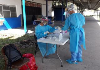 Continúa hisopado exprés en el distrito de Penonomé 