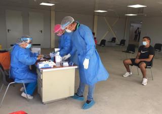 Acciones para detección de casos COVID-19 en Los Santos  