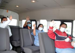 Primeros pacientes dados de alta en el Hospital Modular
