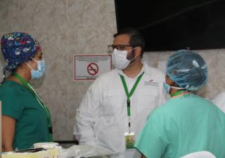 Autoridad sanitaria verifica hoteles hospital