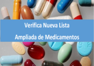 Nueva Lista Ampliada de Medicamentos