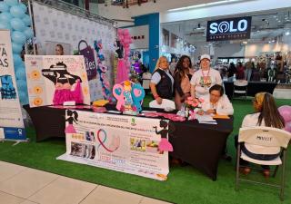 San Miguelito continúa con la campaña de sensibilización de la cinta rosada  y celeste