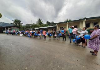 Valle Riscó en Bocas del Toro organiza cadena humana