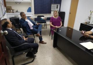 Viceministro realiza recorrido en la 24 de diciembre 