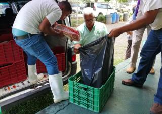 En operativo conjunto se decomisa carne de cerdo