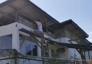 Avanzan trabajos en el Centro de Salud de Pocrí.