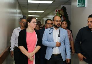 RECORRIDO DE LA MINISTRA POR NICOLAS A SOLANO