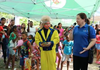 MINSA lleva alegría y diversión a niños en La Esperanza