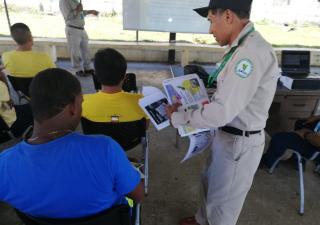 Jornada de docencia en dalud a privados de libertad en Bocas del Toro.