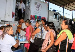 Feria intersectorial en Las Minas, Herrera.