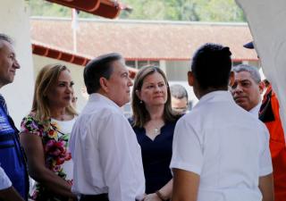 Estudiantes del albergue del Sinaproc reciben visita del Presidente Cortizo