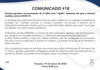 Comunicado N° 18