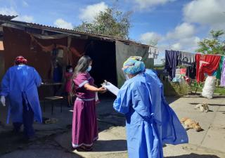 MINSA visita a trabajadores de fincas agrícolas