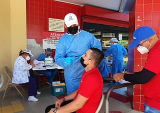 Continúan barridos de pruebas en áreas comerciales de Chitré 