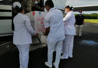 Llegan vacunas Pfizer para iniciar estrategia de barrido en el circuito 7-1