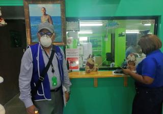 Operativo en la ciudad y las afueras de Colón por el uso de la mascarilla 
