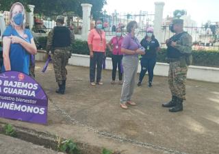 Promoción de la salud en Panamá Este, cierra campaña de no a la violencia contra  la mujer 