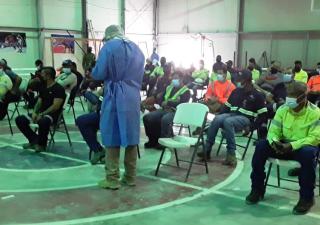 123 casos activos en proyecto minero